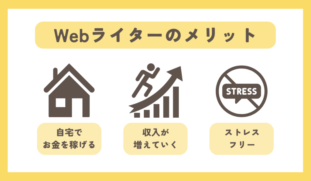 Webライターのメリット